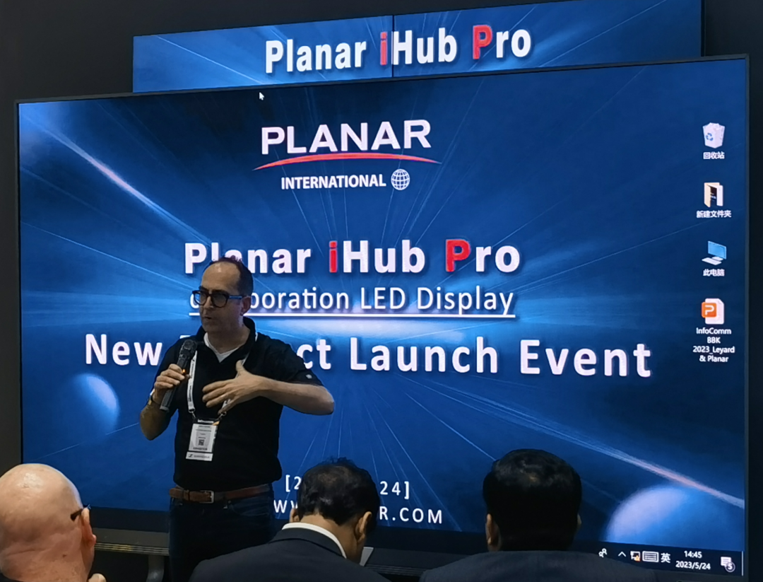 InfoComm Asia | mg冰球突破Planar全球首发第四代Micro LED智能一体机
